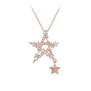 Crystals Encrusted Star Necklace