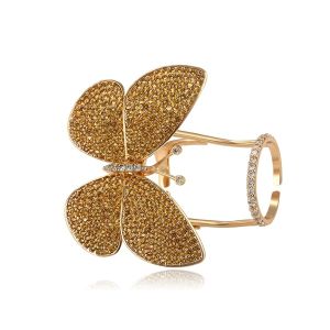 Butterfly Gold Plated Ring - Gold