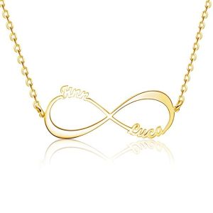 Gold Plated Infinity Necklace