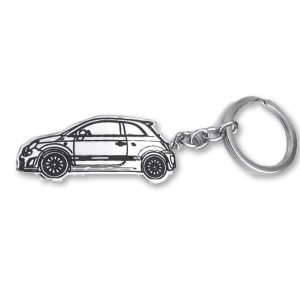 Car Keychain - 100% Silver