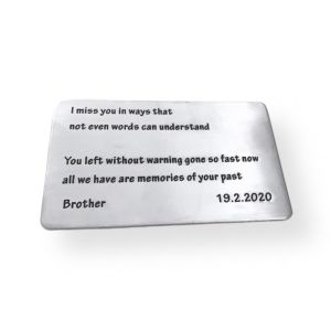 Silver Plated Business Card
