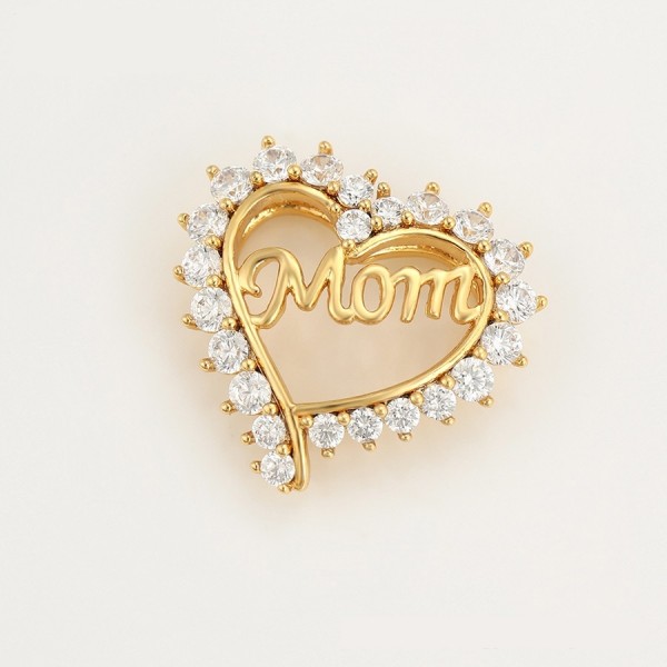 Gold Plated Mom Engraved Necklace 3