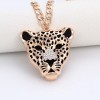 Rose Gold Toned Leopard Necklace