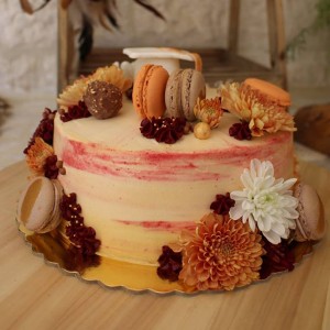 Autumn Color Cake