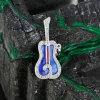 Blue Guitar Pendant