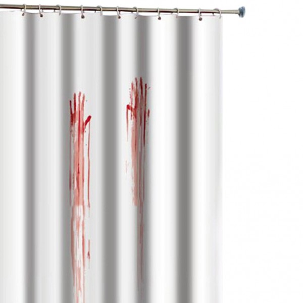 Blood Shower Curtain, Paint Splash Shower Curtain
