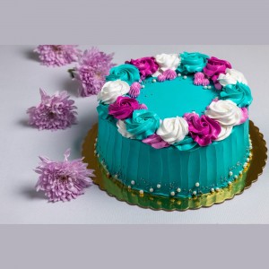 Flower Wreath Cake