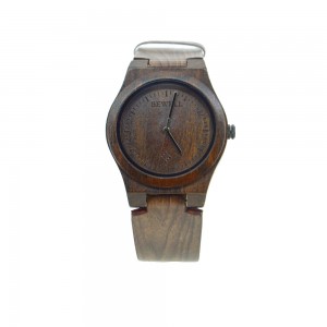 Ladies' Natural Wood Watch - Dark Brown