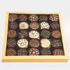 Chocolate Dipped Dates Paste with Digestive Cookies in Square Box - 1Kg