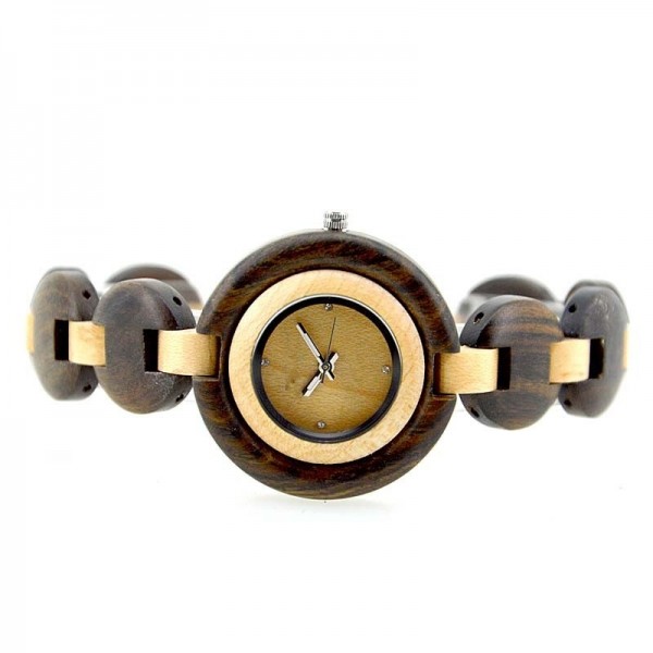 Ladies' Natural Wood Luxury Watch - Brown