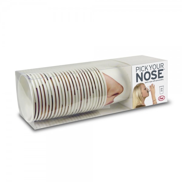 Set of 24 PICK YOUR NOSE Paper Cups