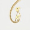 Gold Plated Musical Notes Necklace