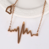 Heart Beat Love Cardiogram Necklace
