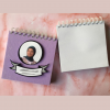 Customizable Purple Notebook - White Blank