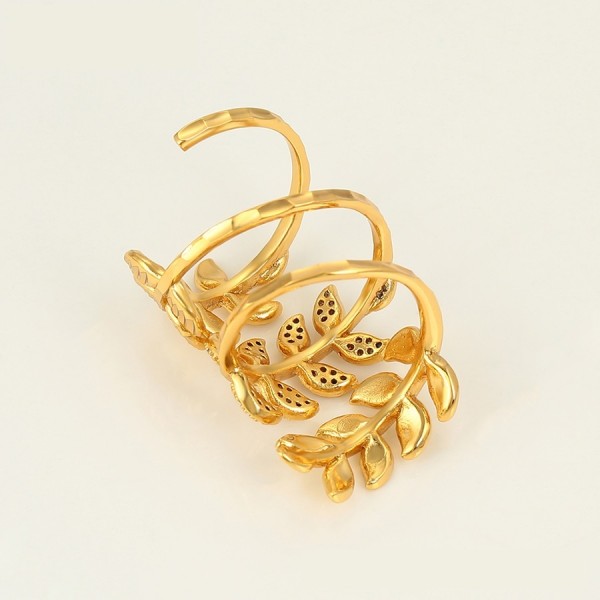 Gold Plated Paisley Ring