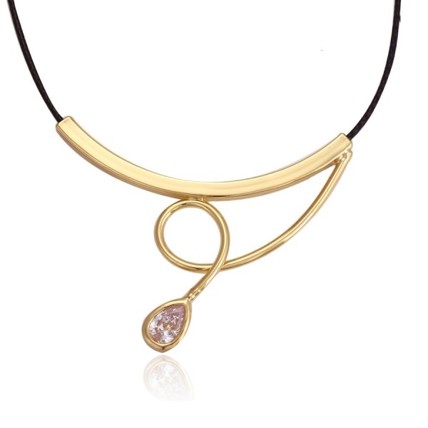 Gold Plated Delicate Necklace-Gold