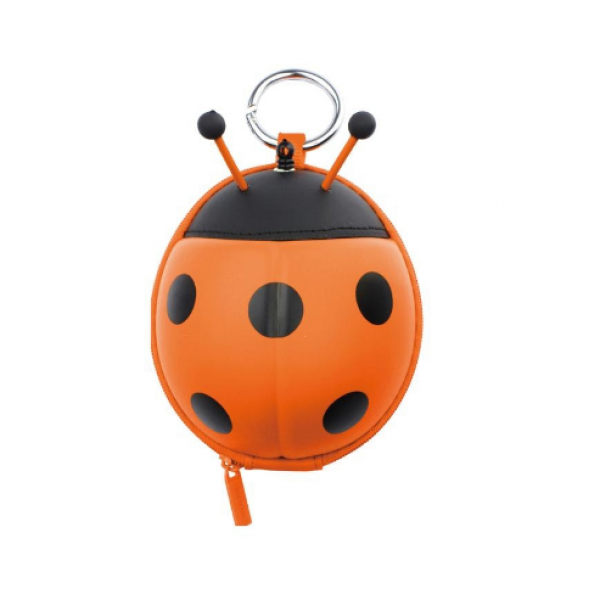Ladybug Card Bag-Orange