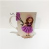 Balloon Girl Mug - Purple