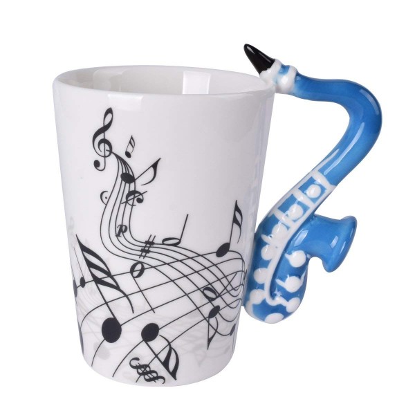 Saxophone Mug - Blue