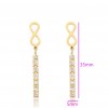 Gold Plated Infinity Earrings