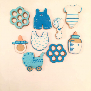 Newborn Cookies - Blue
