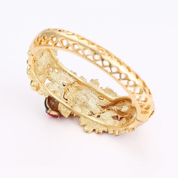 Gold Plated Spring Bangle