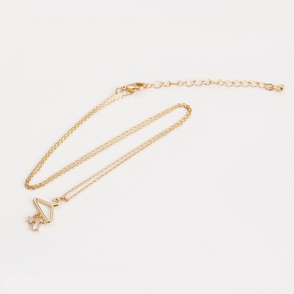 Gold Plated Hanger Necklace