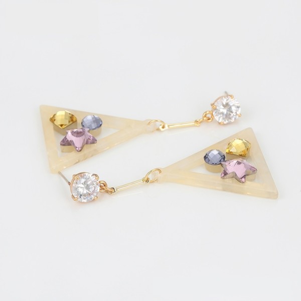 Mutlicolored Crystal Earrings