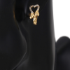 Love Heart Gold Plated Earrings