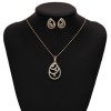 Multi-Hoop Gold Plated Jewelry Set