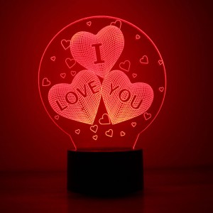 3D "I Love You" Light