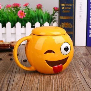 Winky Face Emoji 3D Mug