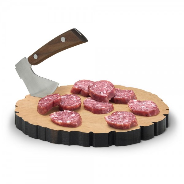 CHEESE LOG Board & Knife Set