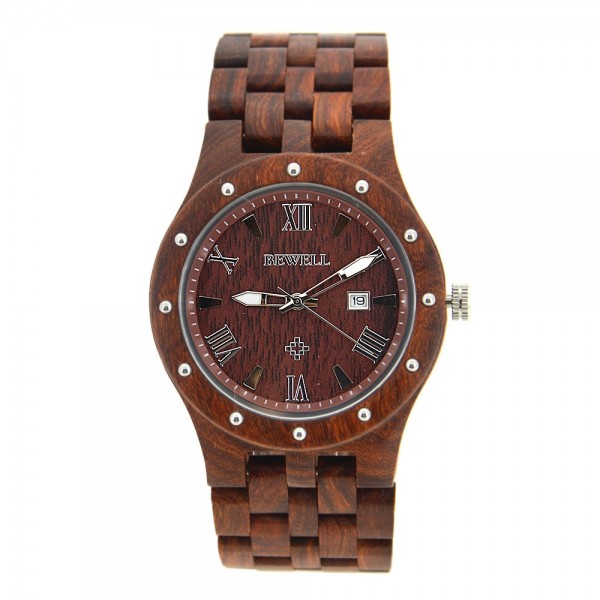 Men's Natural Wood Watch - Brown
