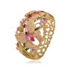 Gold Plated Butterfly Bangle