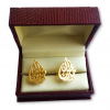 Name Gold Plated Cufflinks Set