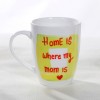 Home is Where Mom is Hand-Painted Mug
