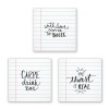 Set of 6 NOTED Coasters