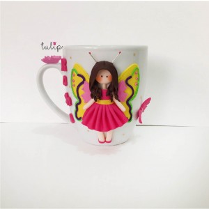 Butterfly Girl Mug