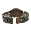 Natural Wood Watch For Unisex - Black