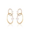 Twist Hoop Gold Plated Earrings