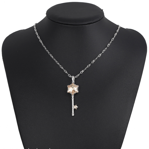 Crystal Key Necklace