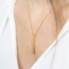 Gold Plated Bar Necklace