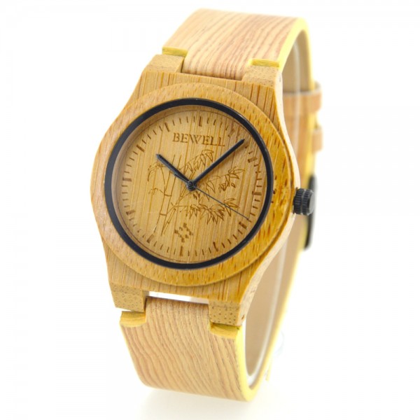 Ladies' Natural Wood Watch - Beige