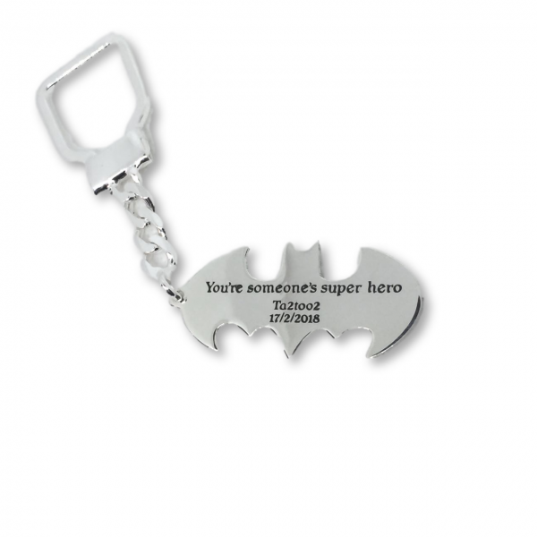 Batman Keychain - 100% Silver