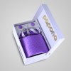 papona Checkered Necktie Set - Purple
