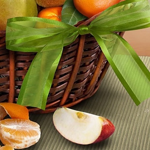 Delightful Orchard Fruit Gift Basket