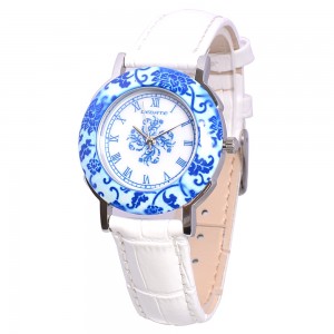 Ladies' Ceramic Watch - Blue & White