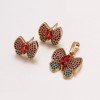 Gold Plated Butterfly Jewelry Set