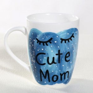 Cute Mom Hand-Painted Mug